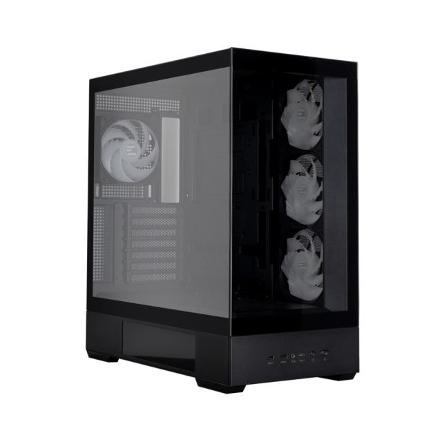 Кутия за компютър Zalman P40 DS Black, Mid Tower, 1x USB Type-C, 2x USB 3.0, ATX / mATX / Mini-ITX