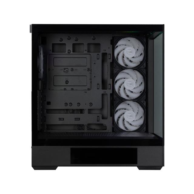 Кутия за компютър Zalman P40 DS Black, Mid Tower, 1x USB Type-C, 2x USB 3.0, ATX / mATX / Mini-ITX