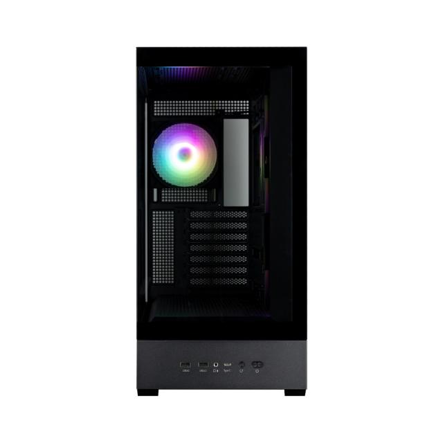 Кутия за компютър Zalman P40 DS Black, Mid Tower, 1x USB Type-C, 2x USB 3.0, ATX / mATX / Mini-ITX