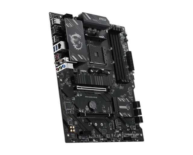 Дънна платка MSI B550 GAMING WIFI6E, AM4, 4x DDR4, 2x M2, 4x SATA 6Gb/s, HDMI, DisplayPort, ATX