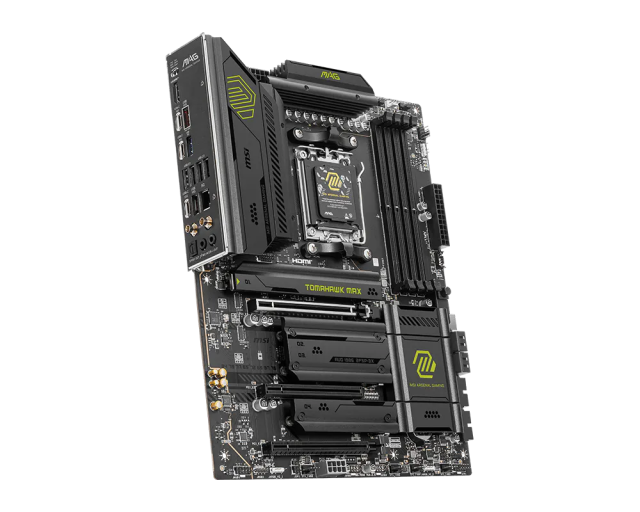 Дънна платка MSI MAG B850 TOMAHAWK MAX WFII, AM5, 4x DDR5, 4x M2, 4x SATA 6Gb/s, HDMI, ATX