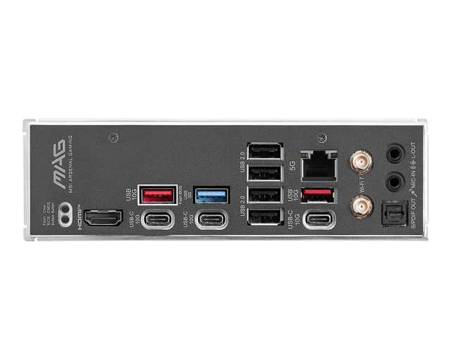 Дънна платка MSI MAG B850 TOMAHAWK MAX WFII, AM5, 4x DDR5, 4x M2, 4x SATA 6Gb/s, HDMI, ATX