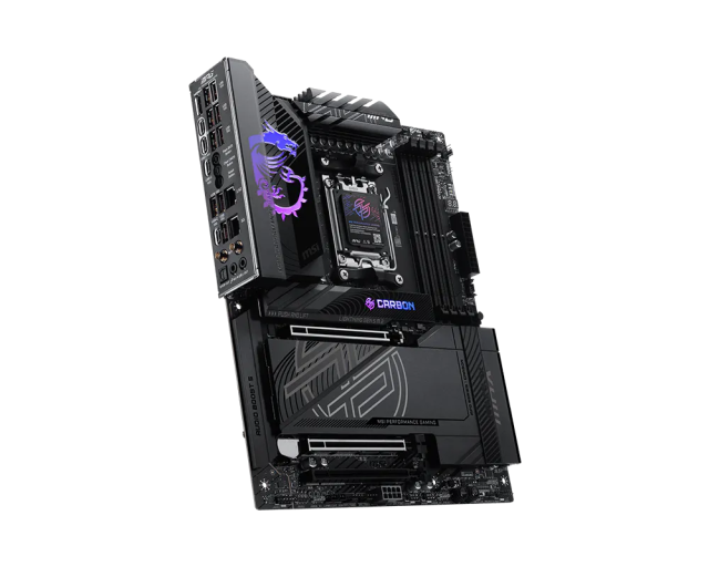 Дънна платка MSI MPG X870E CARBON MAX WIFI, AM5, 4x DDR5, 4x M2, 4x SATA 6Gb/s, HDMI, ATX
