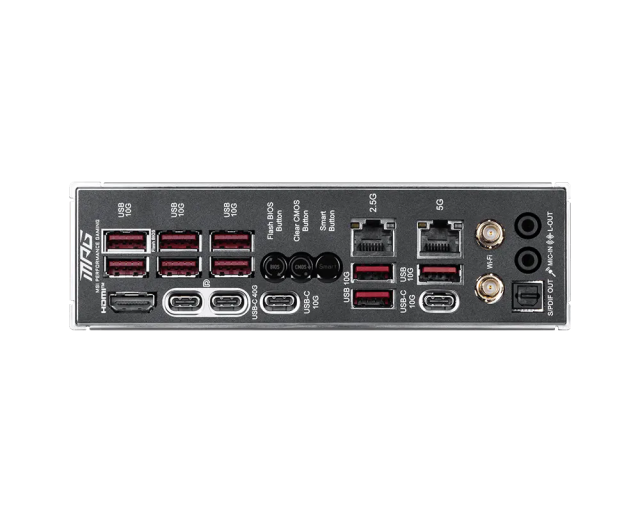 Дънна платка MSI MPG X870E CARBON MAX WIFI, AM5, 4x DDR5, 4x M2, 4x SATA 6Gb/s, HDMI, ATX