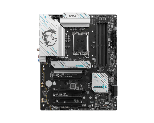 Дънна платка MSI B760 GAMING PLUS WIFI DDR4, LGA1700, 4x DDR4, 2x M.2, 4x SATA 6G, HDMI, DisplayPort, ATX 