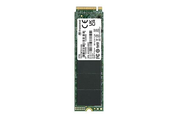Твърд диск Transcend 1TB, M.2 2280,PCIe Gen3x4, M-Key, QLC, DRAM-less