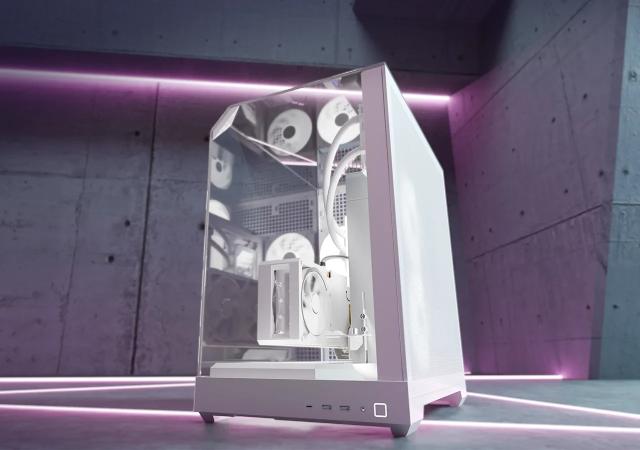 Кутия APNX V2 WHITE, Middle Tower, 2x USB 3.2, 1x USB Тype-C, 1x HD Audio, ATX / Micro ATX / Mini-ITX