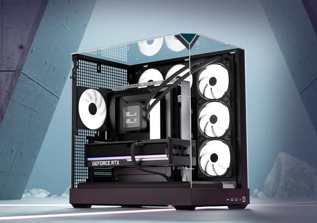 Кутия APNX V2 Black, Middle Tower, 2x USB 3.2, 1x USB Тype-C, 1x HD Audio, ATX / Micro ATX / Mini-ITX