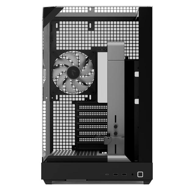 Кутия APNX V2 Black, Middle Tower, 2x USB 3.2, 1x USB Тype-C, 1x HD Audio, ATX / Micro ATX / Mini-ITX