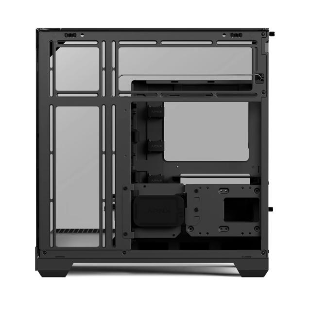 Кутия APNX V2 Black, Middle Tower, 2x USB 3.2, 1x USB Тype-C, 1x HD Audio, ATX / Micro ATX / Mini-ITX