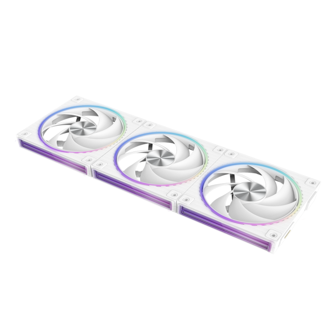 Комплект Вентилатори ZALMAN ZM-DF120 A3 WHITE PWM, 3x 124 x 120 x 25, 4-Pin