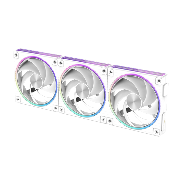 Комплект Вентилатори ZALMAN ZM-DF120 A3 WHITE PWM, 3x 124 x 120 x 25, 4-Pin