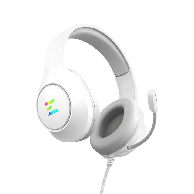 Слушалки ZALMAN ZM-HPS310 WHITE ANC, микрофон, USB