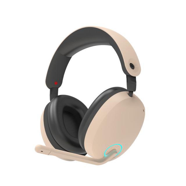 Слушалки ZALMAN ZM-HPS800W ANC, микрофон, Wireless/Bluetooth, бежови