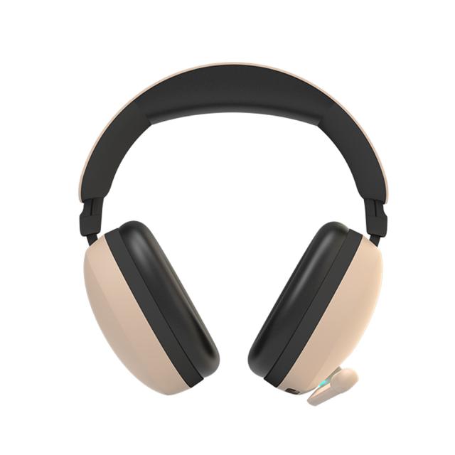 Слушалки ZALMAN ZM-HPS800W ANC, микрофон, Wireless/Bluetooth, бежови