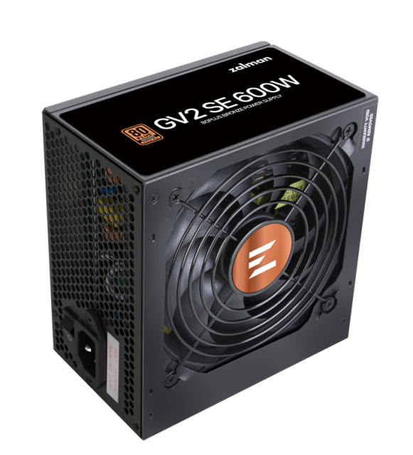 Захранване Zalman ZM600-GV2SE 600W, Active PFC, 80 PLUS BRONZE
