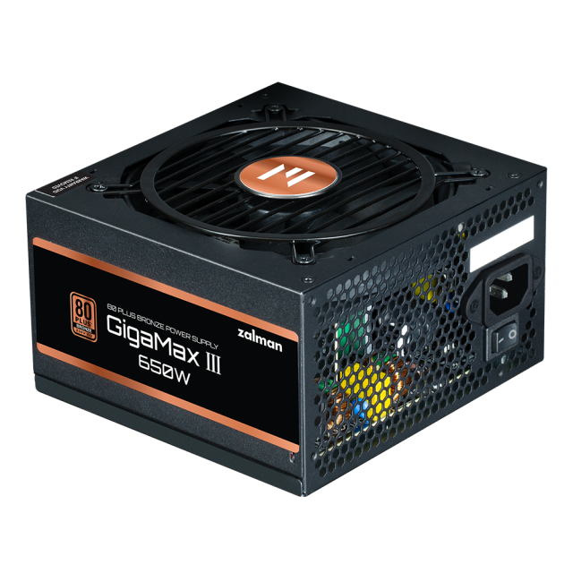 Захранване Zalman Gigamax III ZM650-GV3 650W, Active PFC, 80 PLUS BRONZE