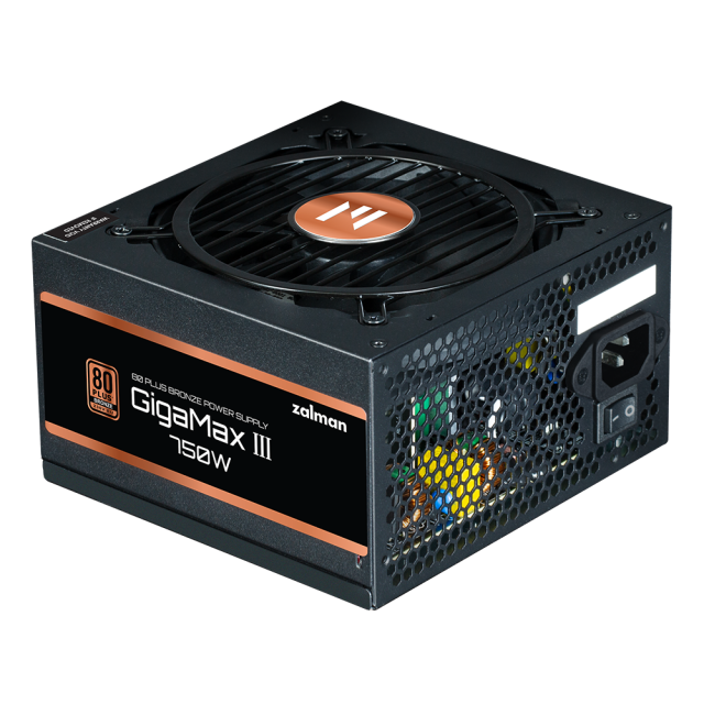 Захранване Zalman GigaMax III ZM750-GV3 750W, Active PFC, 80 PLUS BRONZE