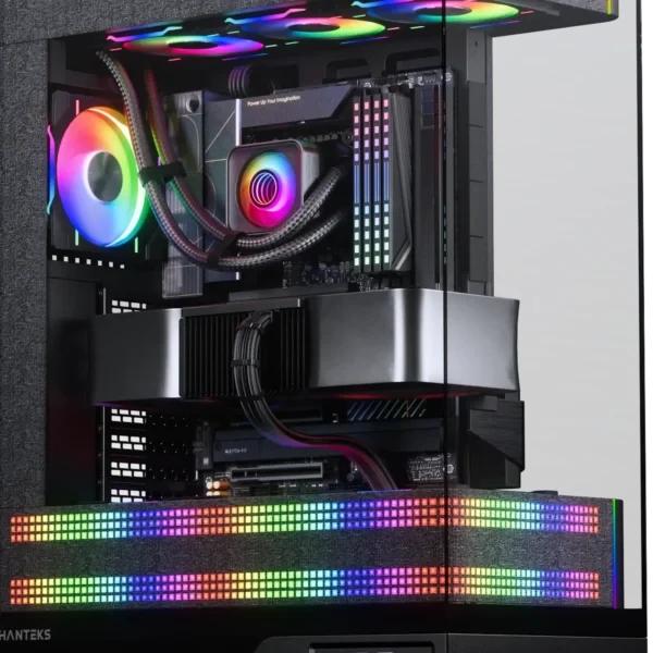 Кутия Phanteks Evolv X2 Matrix Black, Middle Tower, 2x USB 3.0, 1x USB 3.2 Type-C, 1x HD Audio, E-ATX ATX / Micro ATX / Mini ITX