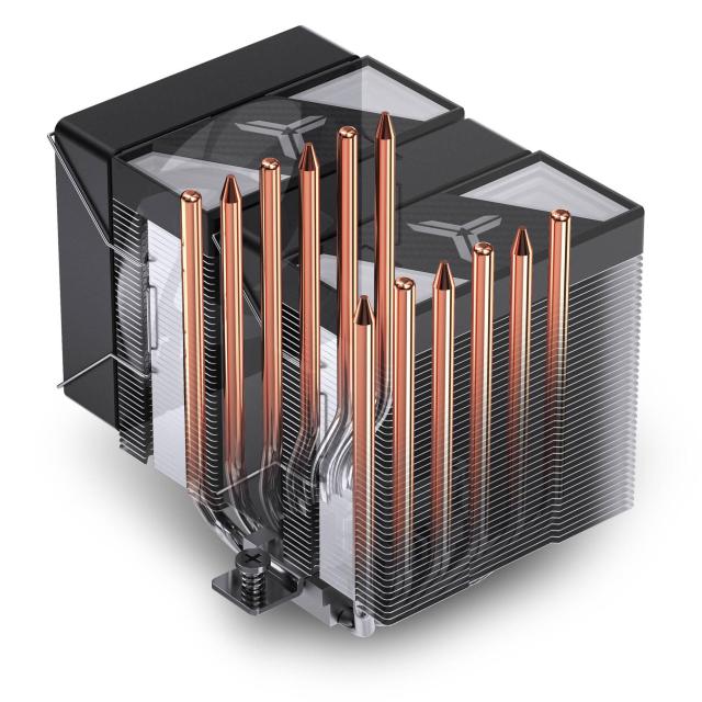 Охладител за процесора Jonsbo CR-1400 DV2 ARGB Black, Intel LGA1700, 1200, 115X / AMD AM4, AM5