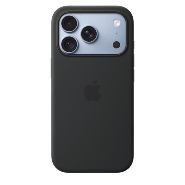 Гръб Apple iPhone 18 Pro Silicone Case with MagSafe, Black