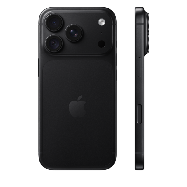 Смартфон Apple iPhone 18 Pro Black, 6.3" (16.0 cm) Super Retina XDR OLED 120Hz дисплей, Apple A20 Pro 6C (2x 4.93 - 4x 2.8 GHz), 12GB RAM, 1TB Flash памет, 48 + 48 + 48 & 18 Mpix камери, iOS