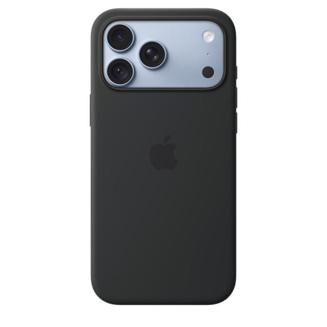 Гръб Apple iPhone 18 Pro Max Silicone Case with MagSafe, Black