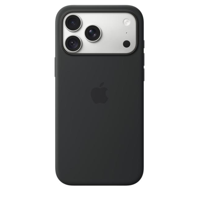 Гръб Apple iPhone 18 Pro Max Silicone Case with MagSafe, Black