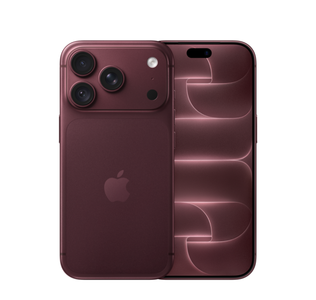 Смартфон Apple iPhone 18 Pro Burgundy, 6.3" (16.0 cm) Super Retina XDR OLED 120Hz дисплей, Apple A20 Pro 6C (2x 4.93 - 4x 2.8 GHz), 12GB RAM, 2TB Flash памет, 48 + 48 + 48 & 18 Mpix камери, iOS
