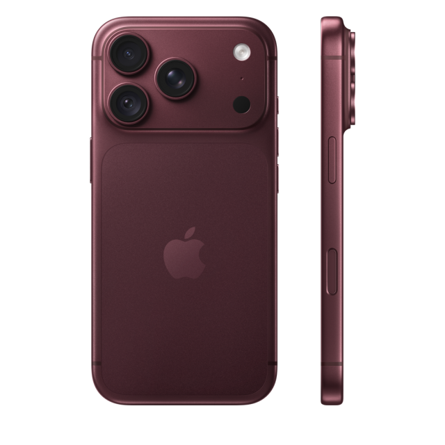 Смартфон Apple iPhone 18 Pro Burgundy, 6.3" (16.0 cm) Super Retina XDR OLED 120Hz дисплей, Apple A20 Pro 6C (2x 4.93 - 4x 2.8 GHz), 12GB RAM, 2TB Flash памет, 48 + 48 + 48 & 18 Mpix камери, iOS