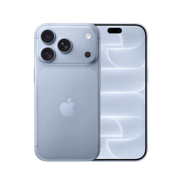 Смартфон Apple iPhone 18 Pro Glacier, 6.3" (16.0 cm) Super Retina XDR OLED 120Hz дисплей, Apple A20 Pro 6C (2x 4.93 - 4x 2.8 GHz), 12GB RAM, 512GB Flash памет, 48 + 48 + 48 & 18 Mpix камери, iOS