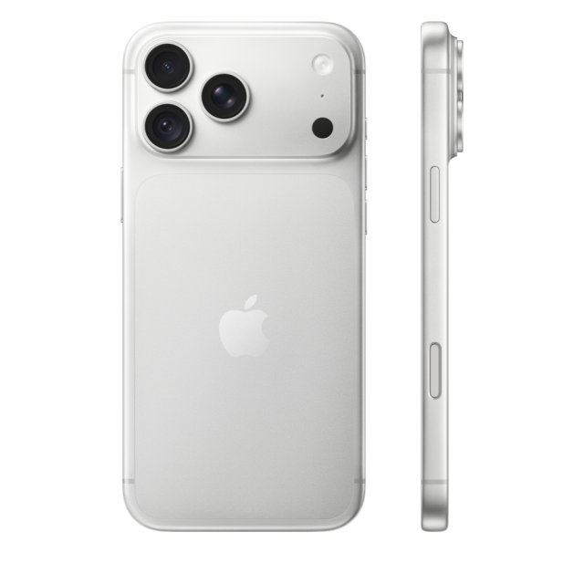Смартфон Apple iPhone 18 Pro Max Silver, 6.9" (17.52cm) Super Retina XDR OLED дисплей, Apple A20 Pro 6C (2x 4.93 - 4x 2.8 GHz), 12GB RAM, 1TB Flash памет, 48 + 48 + 48 & 18 Mpix камери, iOS