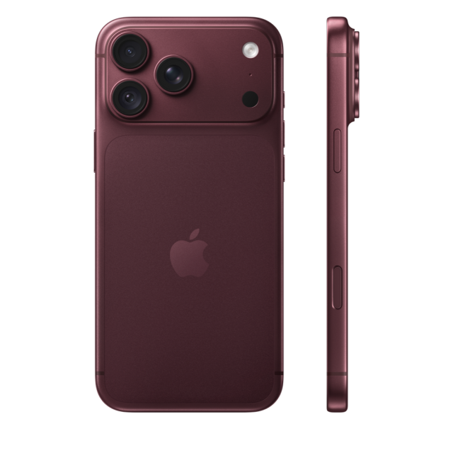 Смартфон Apple iPhone 18 Pro Max Burgundy, 6.9" (17.52cm) Super Retina XDR OLED дисплей, Apple A20 Pro 6C (2x 4.93 - 4x 2.8 GHz), 12GB RAM, 1TB Flash памет, 48 + 48 + 48 & 18 Mpix камери, iOS