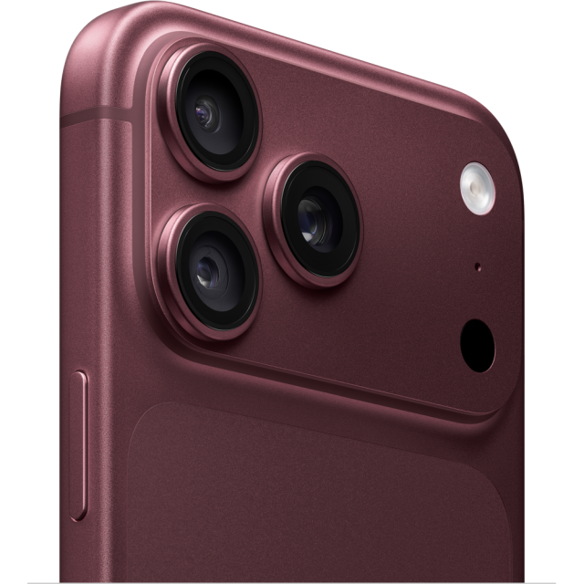 Смартфон Apple iPhone 18 Pro Max Burgundy, 6.9" (17.52cm) Super Retina XDR OLED дисплей, Apple A20 Pro 6C (2x 4.93 - 4x 2.8 GHz), 12GB RAM, 1TB Flash памет, 48 + 48 + 48 & 18 Mpix камери, iOS