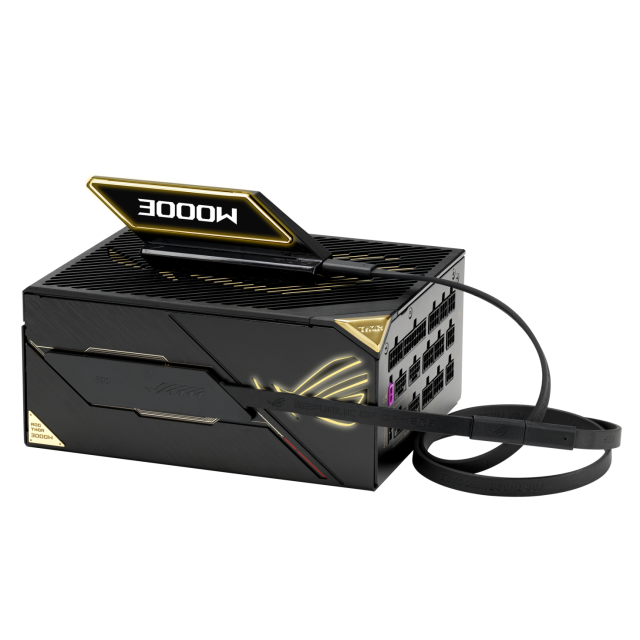 Захранване ASUS ROG THOR III 3000W Titanium III Edition 20, Active PFC, PCIe 5.1, ATX 3.1, 80+ Titanium, Fully Modular