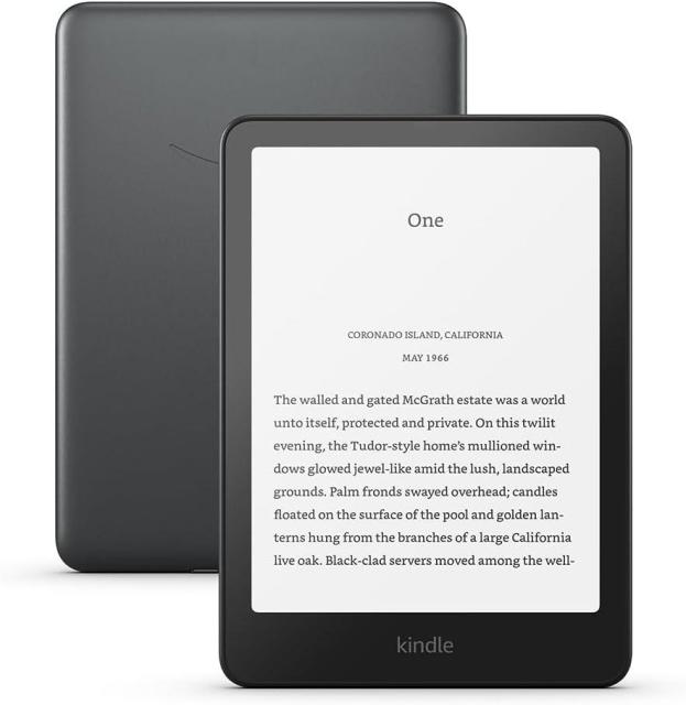 Електронна книга Kindle Paperwhite Signature Edition 7" (17.8 cm), 32GB, IPX8, Bluetooth, Wi-Fi, USB, Metalic Black