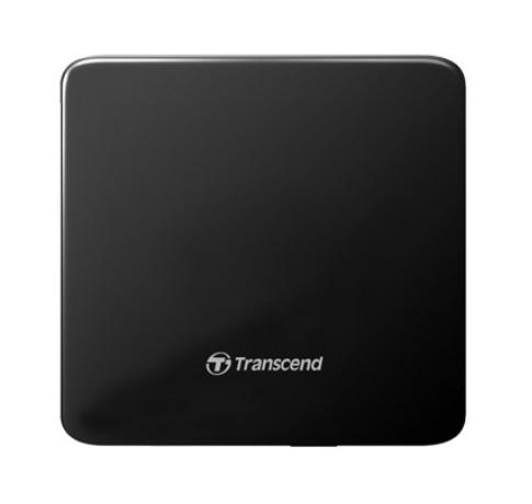 Оптично устройство Transcend 8X DVD, Slim Type, USB (Black), 13.9mm Thickness
