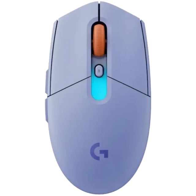 Мишка Logitech G305 X SUPERLIGHT Gaming Mouse, Wireless / Bluetooth, оптична (44 000 dpi), лилава