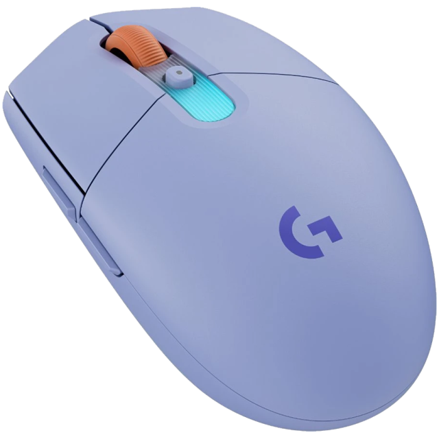Мишка Logitech G305 X SUPERLIGHT Gaming Mouse, Wireless / Bluetooth, оптична (44 000 dpi), лилава