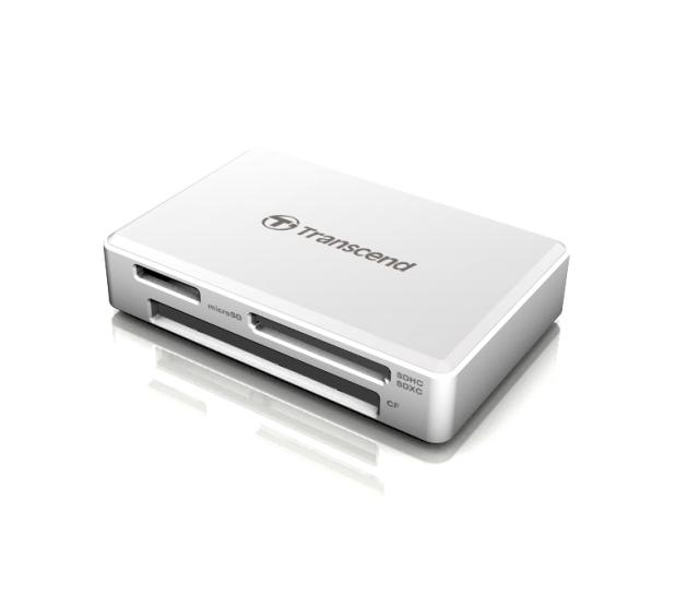 Четец за карти Transcend USB 3.1 Gen 1 Card Reader (White)