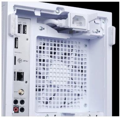 Кутия Lian-Li DAN B4 Wood Edition White, Mini Tower, 2x USB 3.0 TYPE-A, 1x USB TYPE-C, 1x HD Audio, mATX, Mini-ITX