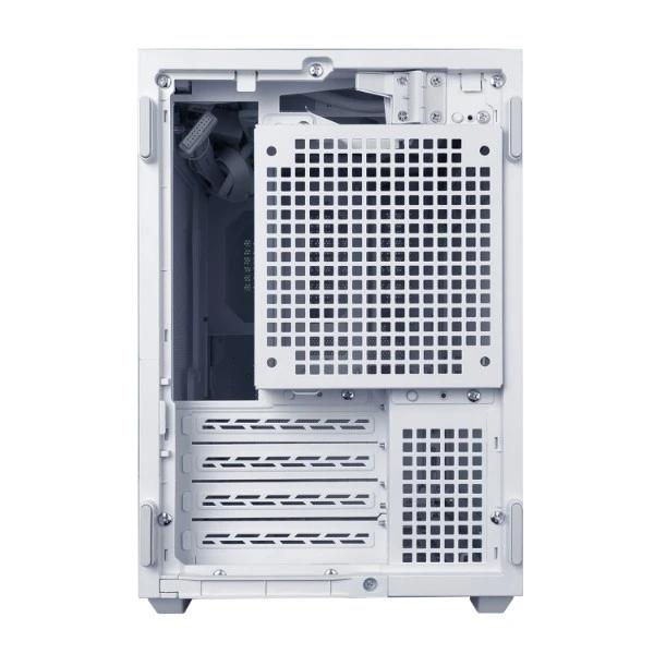 Кутия Lian-Li DAN B4 Wood Edition White, Mini Tower, 2x USB 3.0 TYPE-A, 1x USB TYPE-C, 1x HD Audio, mATX, Mini-ITX