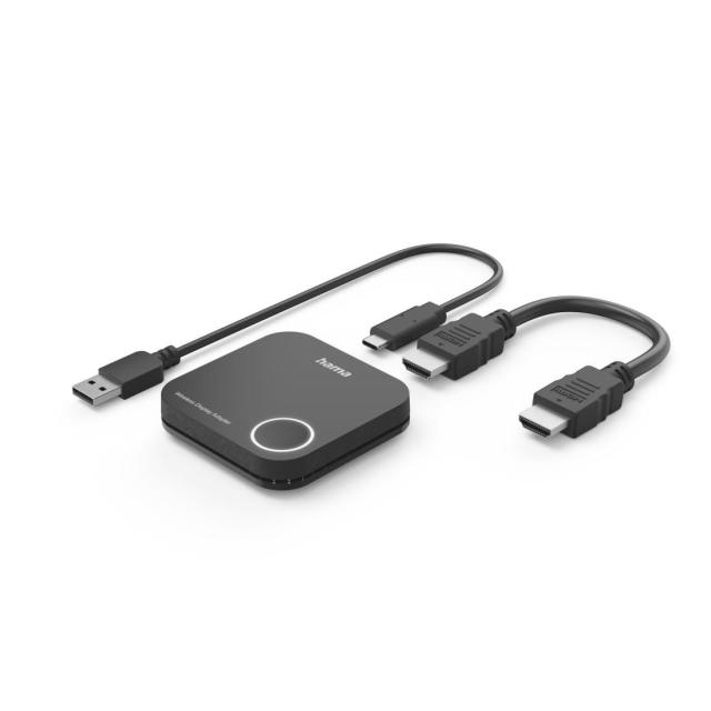  HAMA Безжичен HDMI адаптер за дисплей, Full HD 1080p, Miracast / Wireless Display