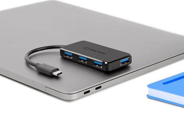 USB хъб Transcend 4-Port HUB, USB 3.1 Gen 1, Type C