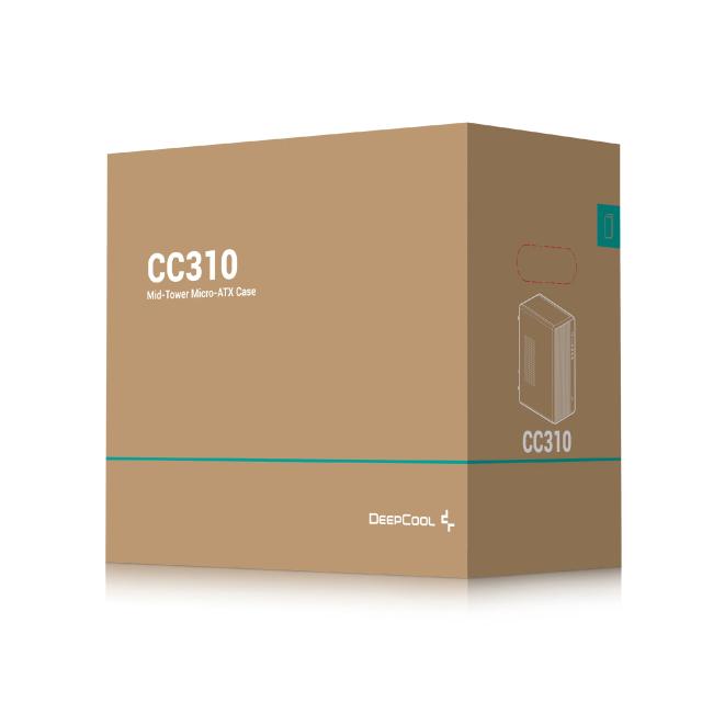 Кутия DeepCool CC310, Mini Tower, 2x USB 3.0, 2x USB 2.0, mATX / Mini-ITX