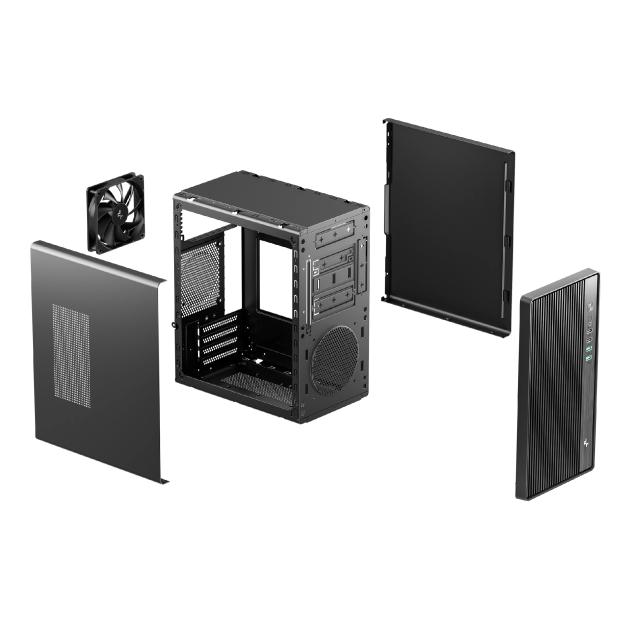 Кутия DeepCool CC310, Mini Tower, 2x USB 3.0, 2x USB 2.0, mATX / Mini-ITX