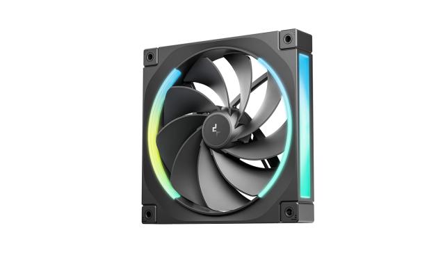 Кутия за компютър DeepCool CH690 LCD Black, Middle Tower, 1x USB Type-C, 2x USB 3.0, 1x HD Audio, ATX, mATX, Mini-ITX