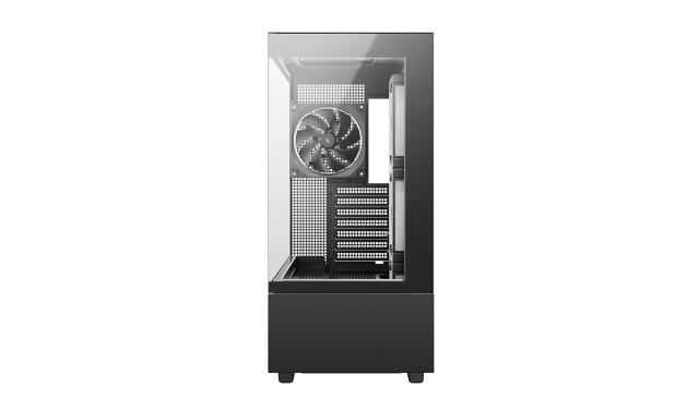 Кутия за компютър DeepCool CH690 LCD Black, Middle Tower, 1x USB Type-C, 2x USB 3.0, 1x HD Audio, ATX, mATX, Mini-ITX