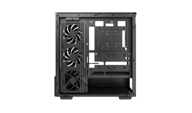 Кутия за компютър DeepCool CH690 LCD Black, Middle Tower, 1x USB Type-C, 2x USB 3.0, 1x HD Audio, ATX, mATX, Mini-ITX