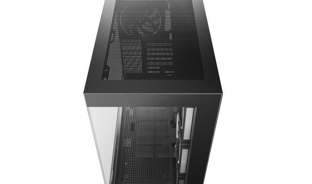 Кутия за компютър DeepCool CH690 LCD Black, Middle Tower, 1x USB Type-C, 2x USB 3.0, 1x HD Audio, ATX, mATX, Mini-ITX